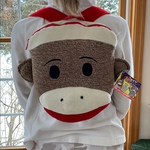 Sock Monkey Backpack
